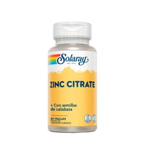 Zinc Citrate 50mg, 60 cápsulas