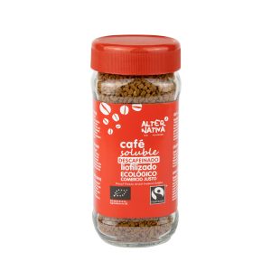 Cafè Soluble Descafeïnat BIO, 100g